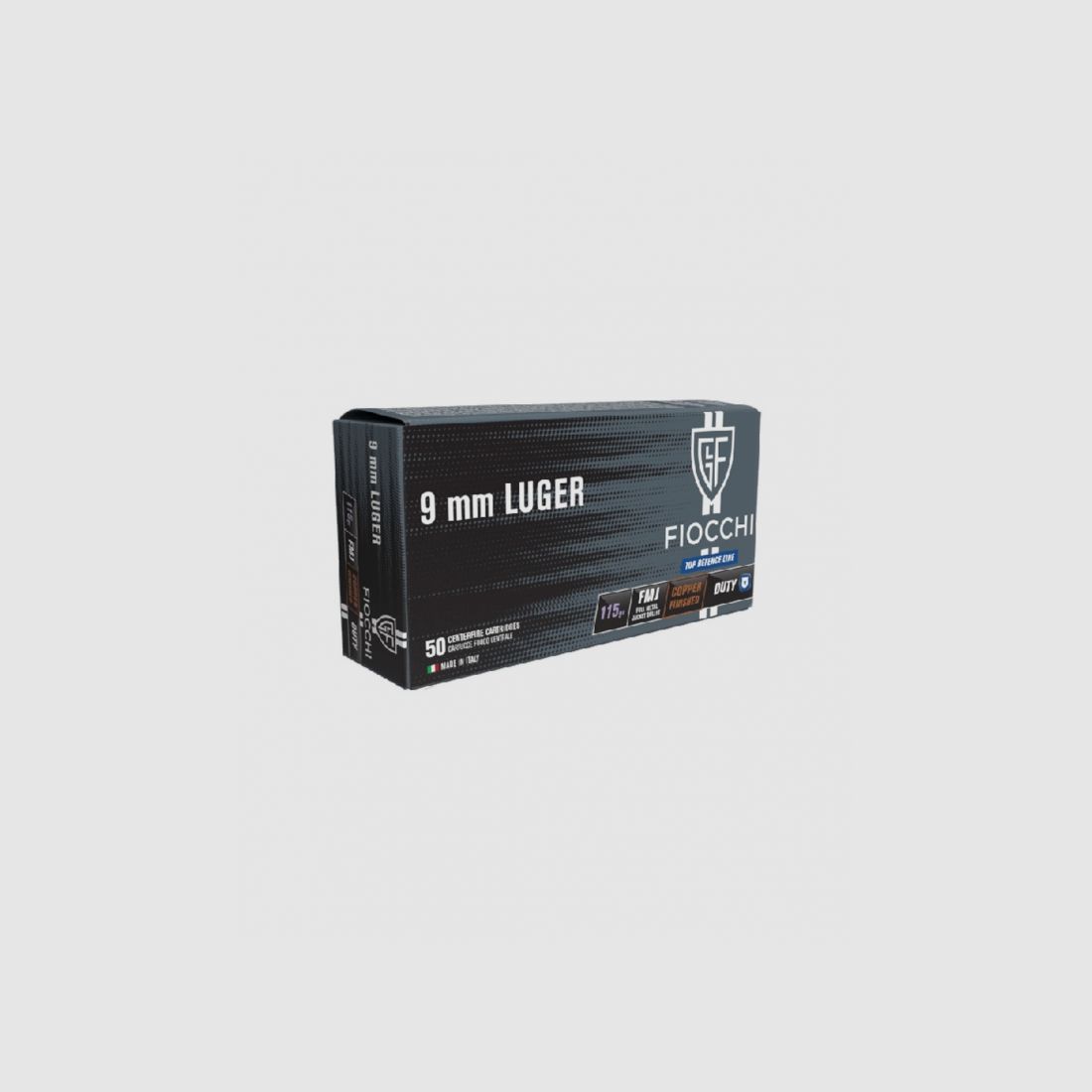 FIOCCHI 9X19 SEMIBLINDIERTE LeadLess 100 GR. Munition, Bild 3 von 3