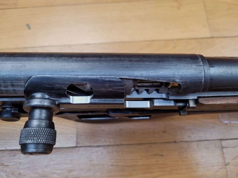 Außergewöhnliche Selbstladeflinte FSA 17 DIDAKTISCH – Waffe von August 1917 – Waffe des zweiten Typs – Originalkaliber 8×51 – monomatrikuliert – äußerst seltene Didaktisierung – Museumsstück! – TBE ++, Bild 29 von 45