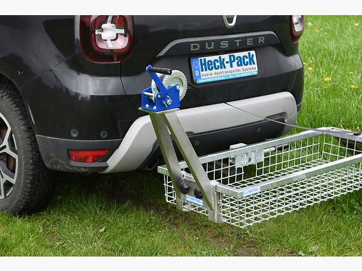 Heck-Pack Handseilwinde für Heckträger