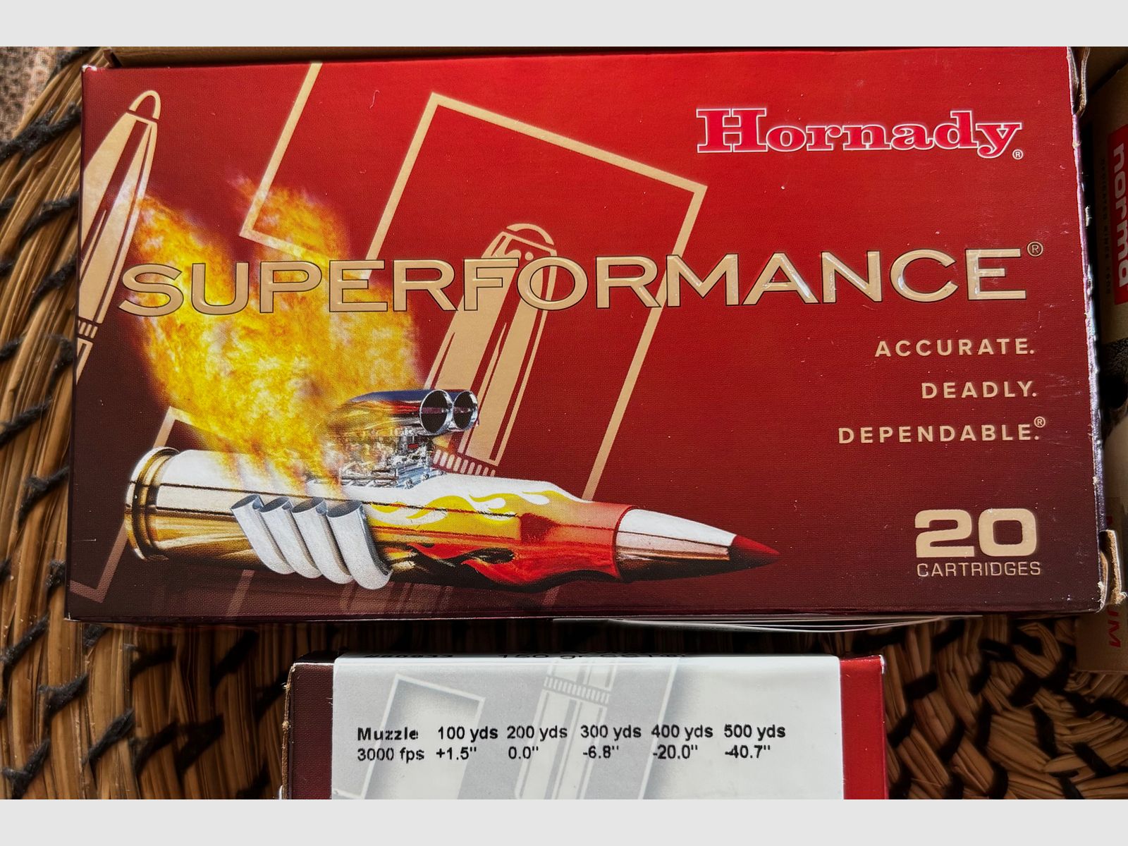 85 shots Norma Vulkan 11.7 g / 180 gr 36 shots Hornady SST 150 gr caliber .308 nice overall package TOP!
