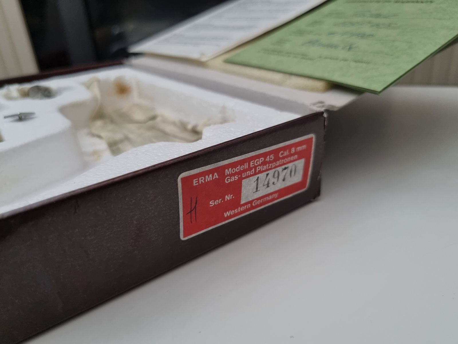 Blank firing pistol Erma EGP 45 8mm blank