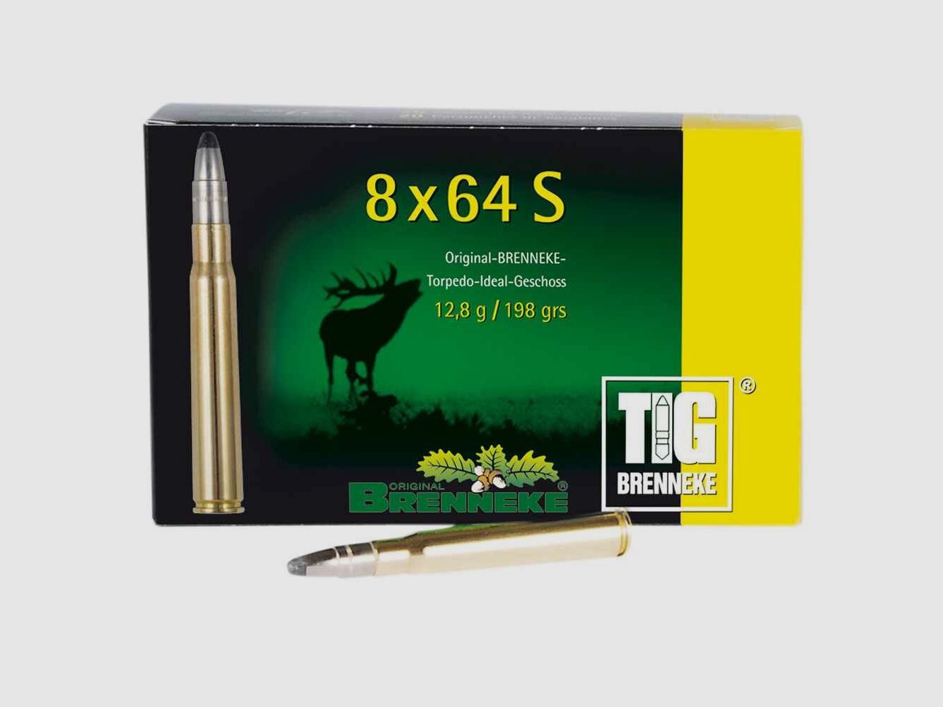 8x64 S TIG 12,8g/198grs. Brenneke