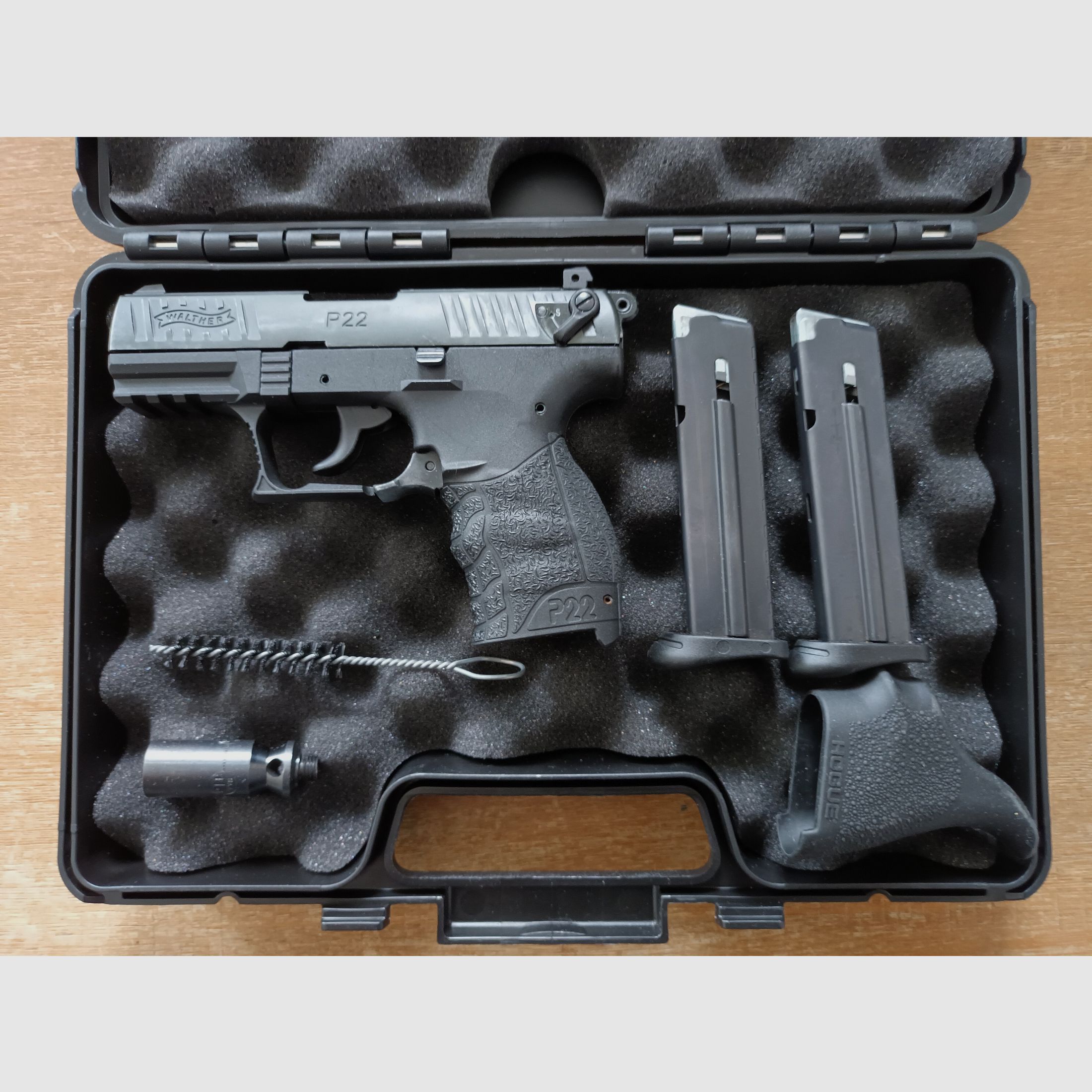 Schreckschuss Pistole Walther P22 Kaliber 9 mm mit Zubehör