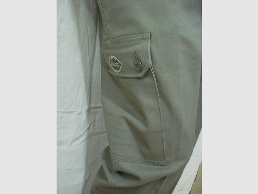 Jeans met flap - met been- en messentas