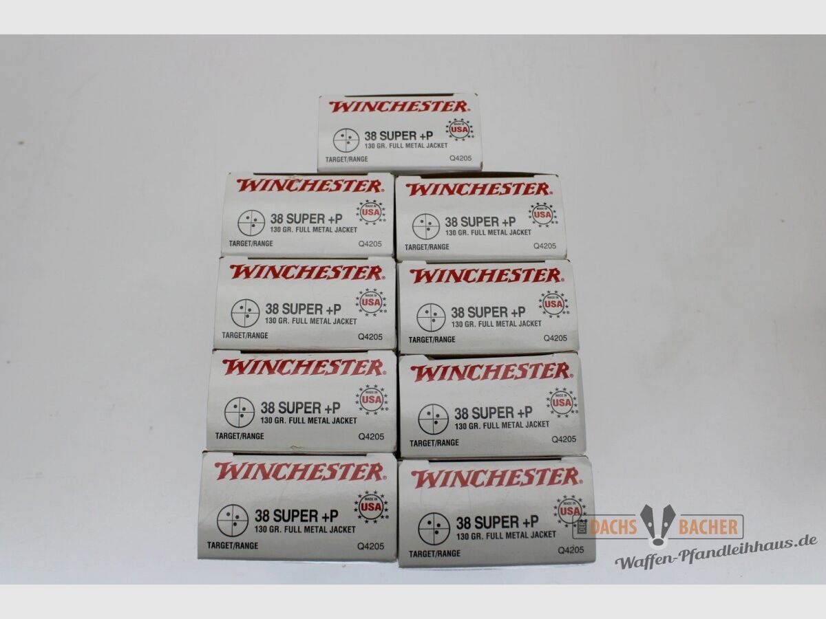 Winchester .38 Super +P 130gr. 50 Schuß