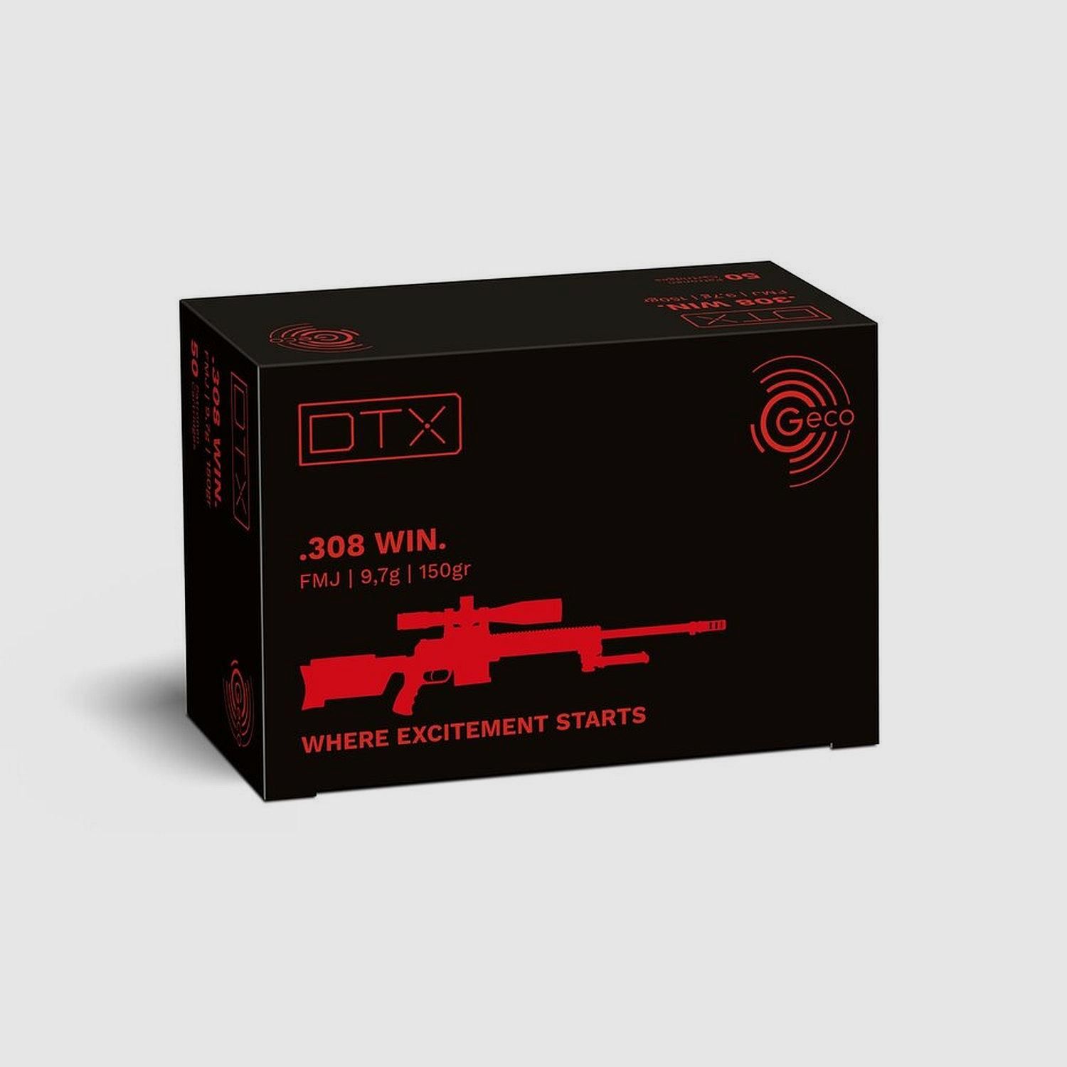 GECO .308 Win. DTX 9,7g/150gr 50pz.