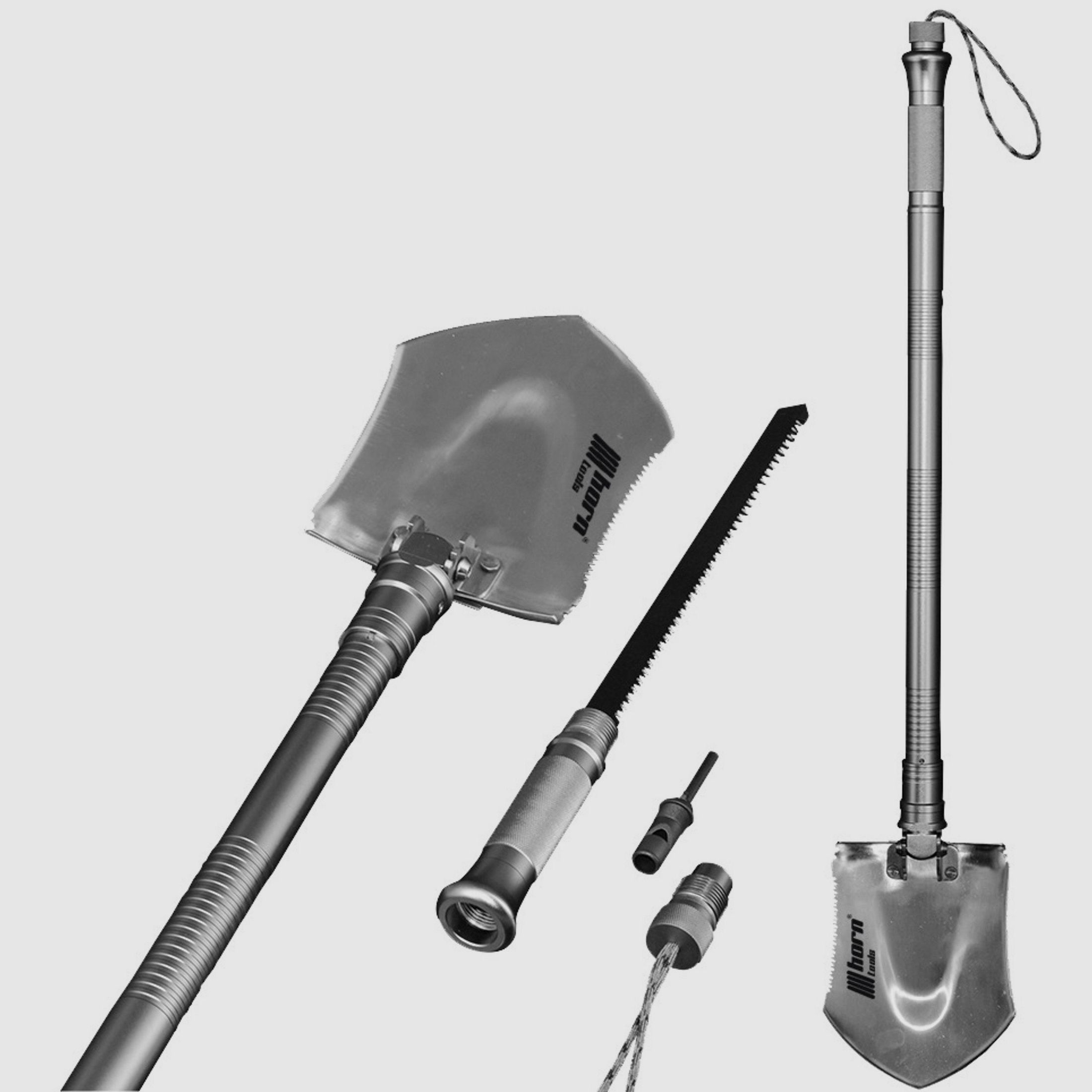 Outdoor-Schaufel mit Astsge