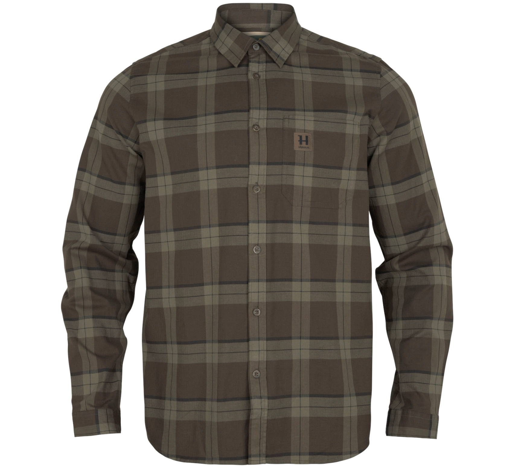 Koszula Härkila Fjell L/S - Green Check