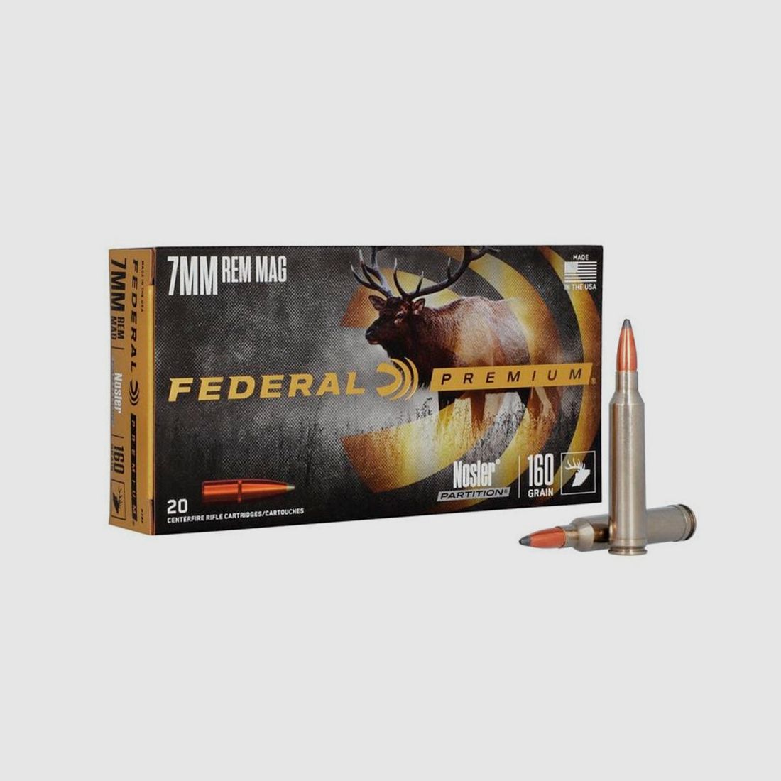 Büchsenmunition FEDERAL Nosler Partition, Bild 1 von 3