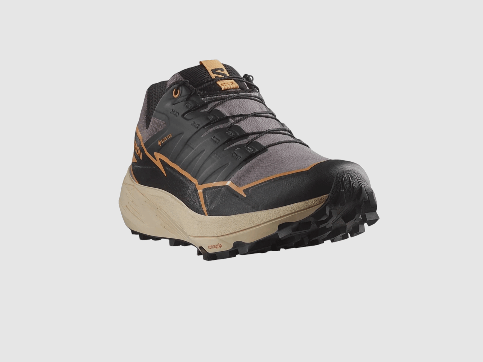 SALOMON – WOMEN – THUNDERCROSS GTX W Shark / Black / Papaya, image 6 of 8