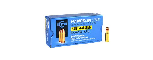 Prvi Partizan PPU 7,63 Mauser Vollmantel 85 grs 50 Schuss