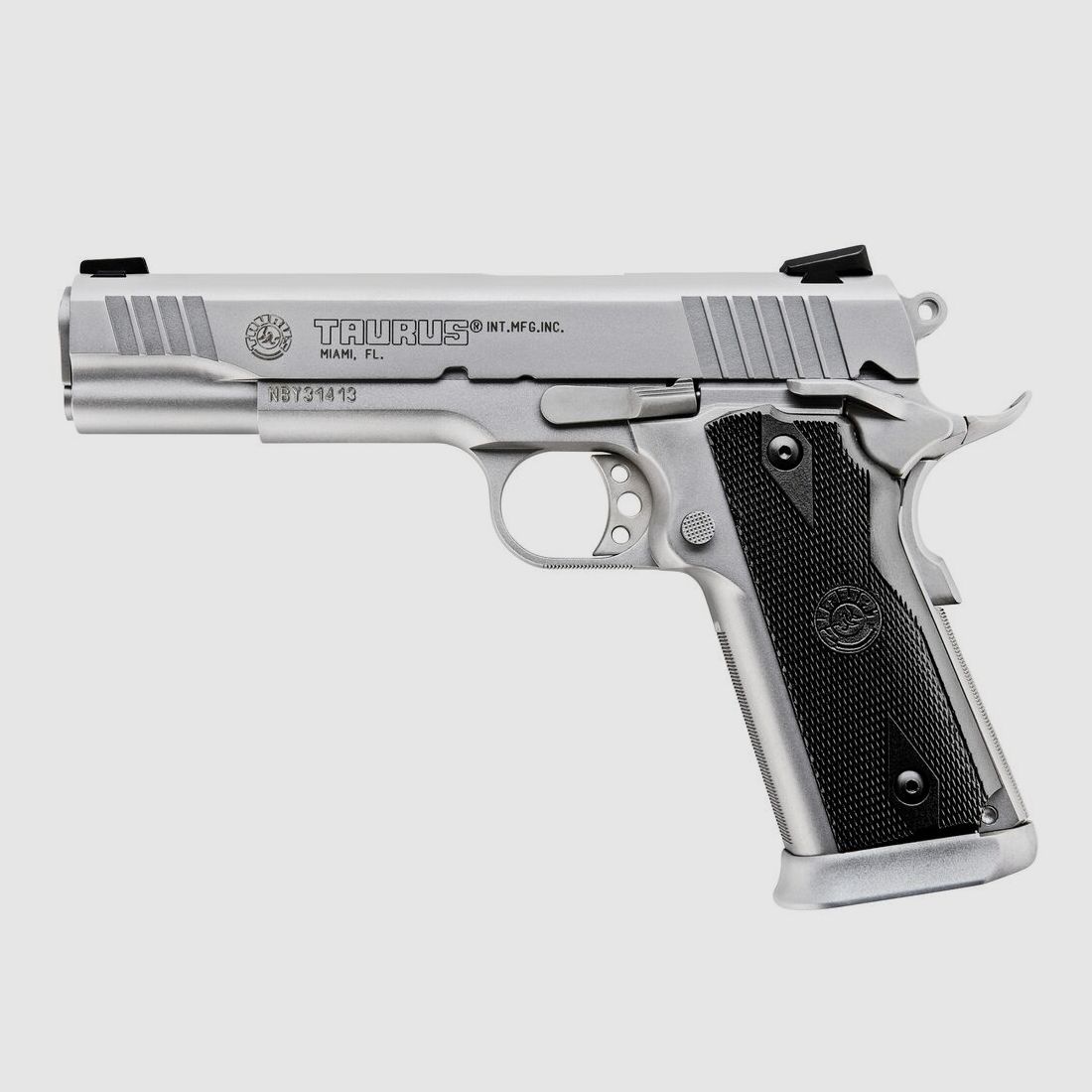 Taurus PT 1911 Stainless Steel matt Pistole