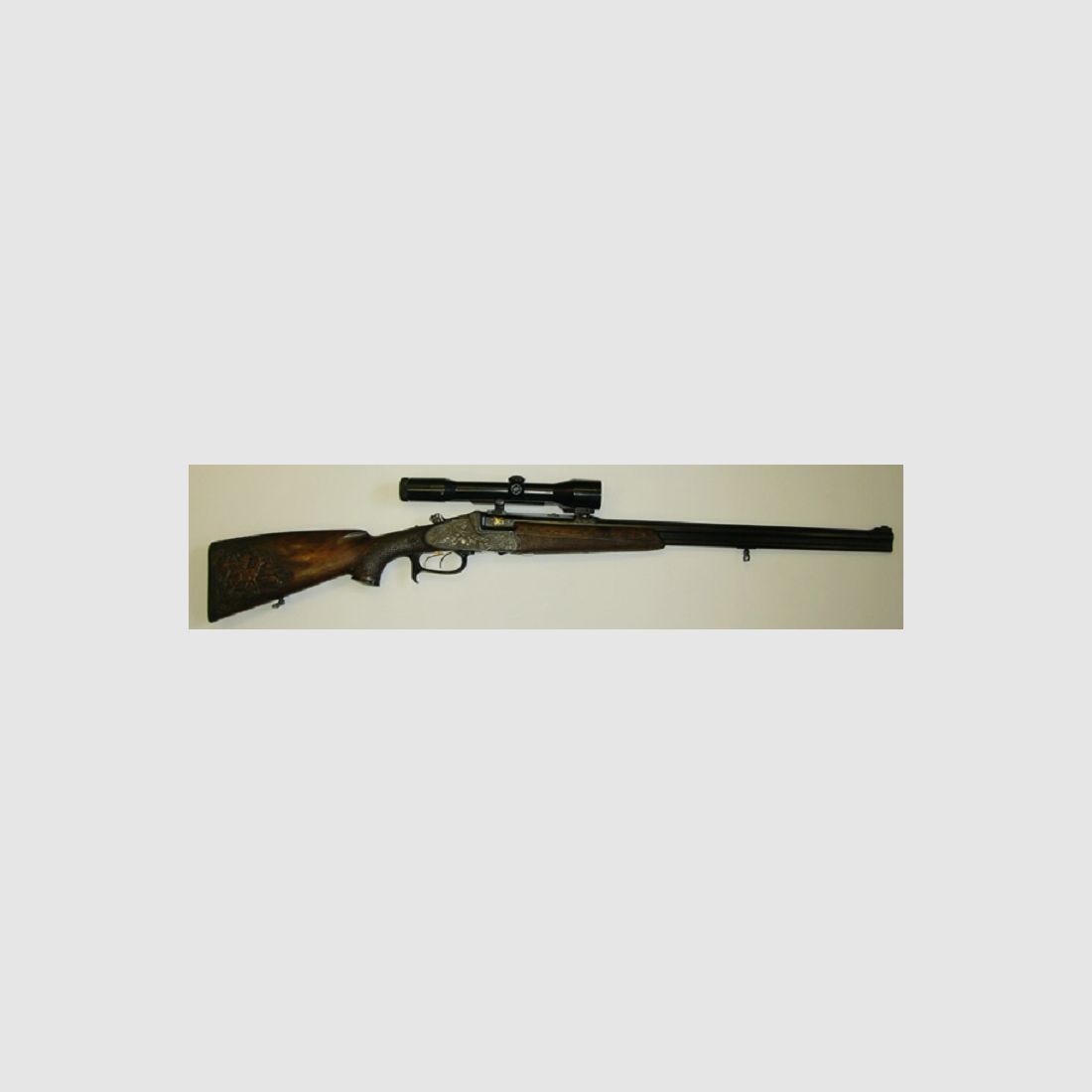 Ferlacher arma usada de cerrojo lateral 16/70 7x65 R rifle de dos cañones
