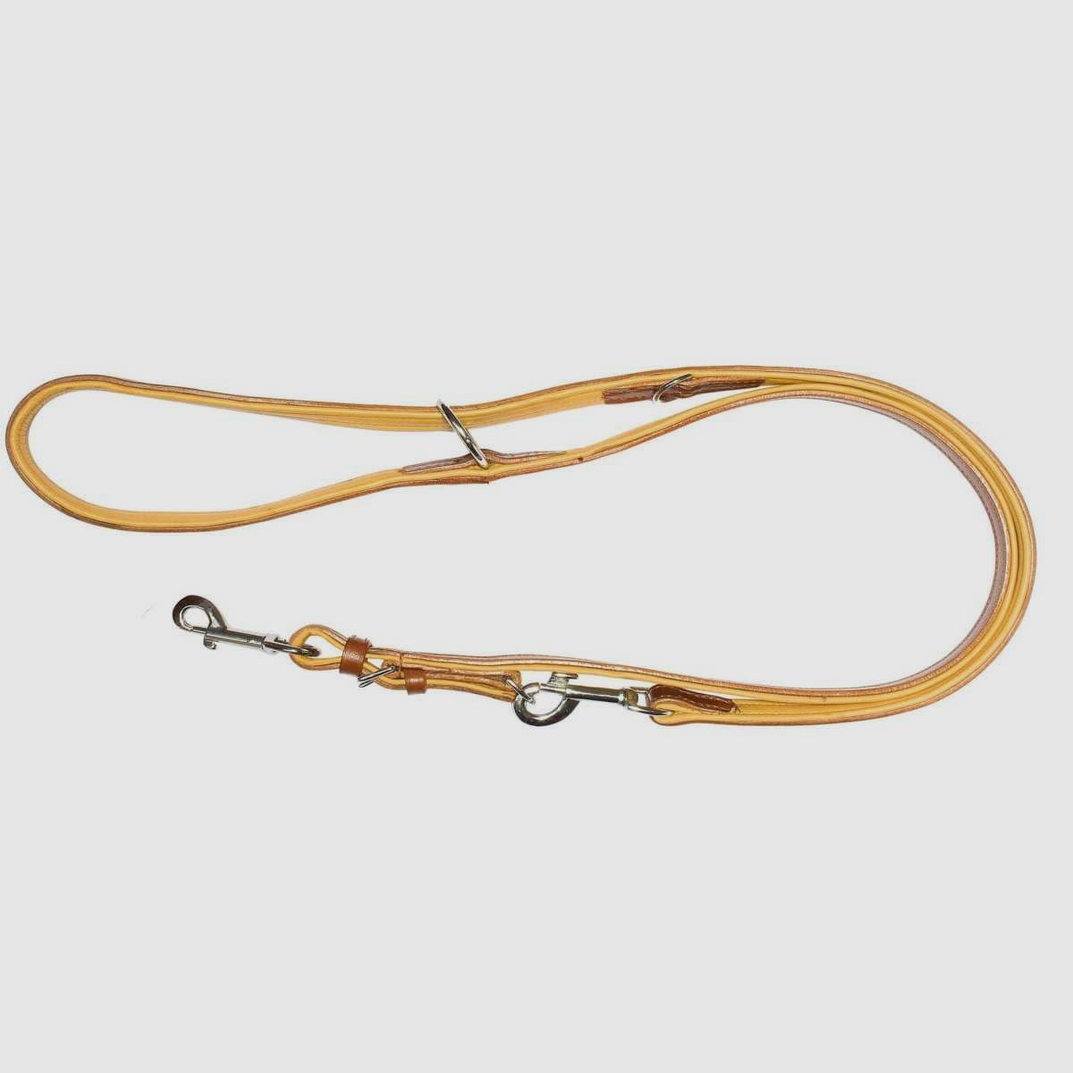 Braunes Leder-Dressurband - Heim