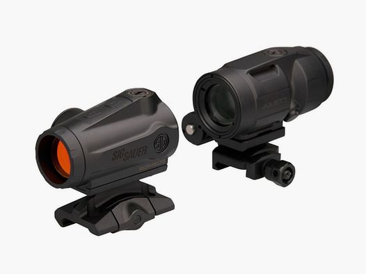 Combo SIG Romeo5 Gen2 / Juliet, 2 MOA Red-Dot / 3fach Magnifier, für Langwaffe