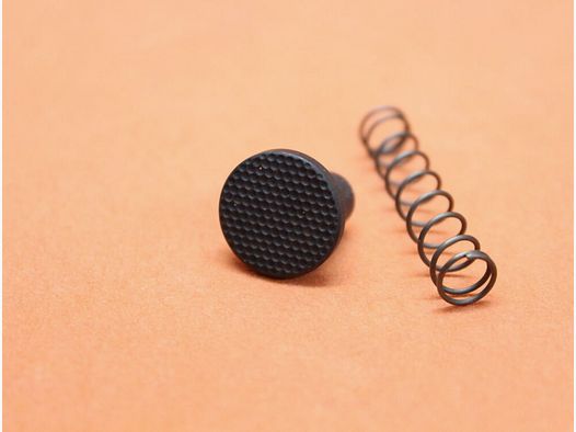 Power Custom AR-15: Oversized Magazine Release Button Power Custom Enlarged Magazine Holder.