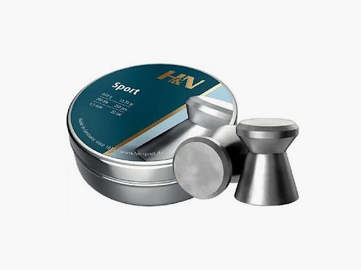 H&N Luftgewehrmunition Sport 250 Diabolo Kal. 5,5 mm  - Versandkostenfrei