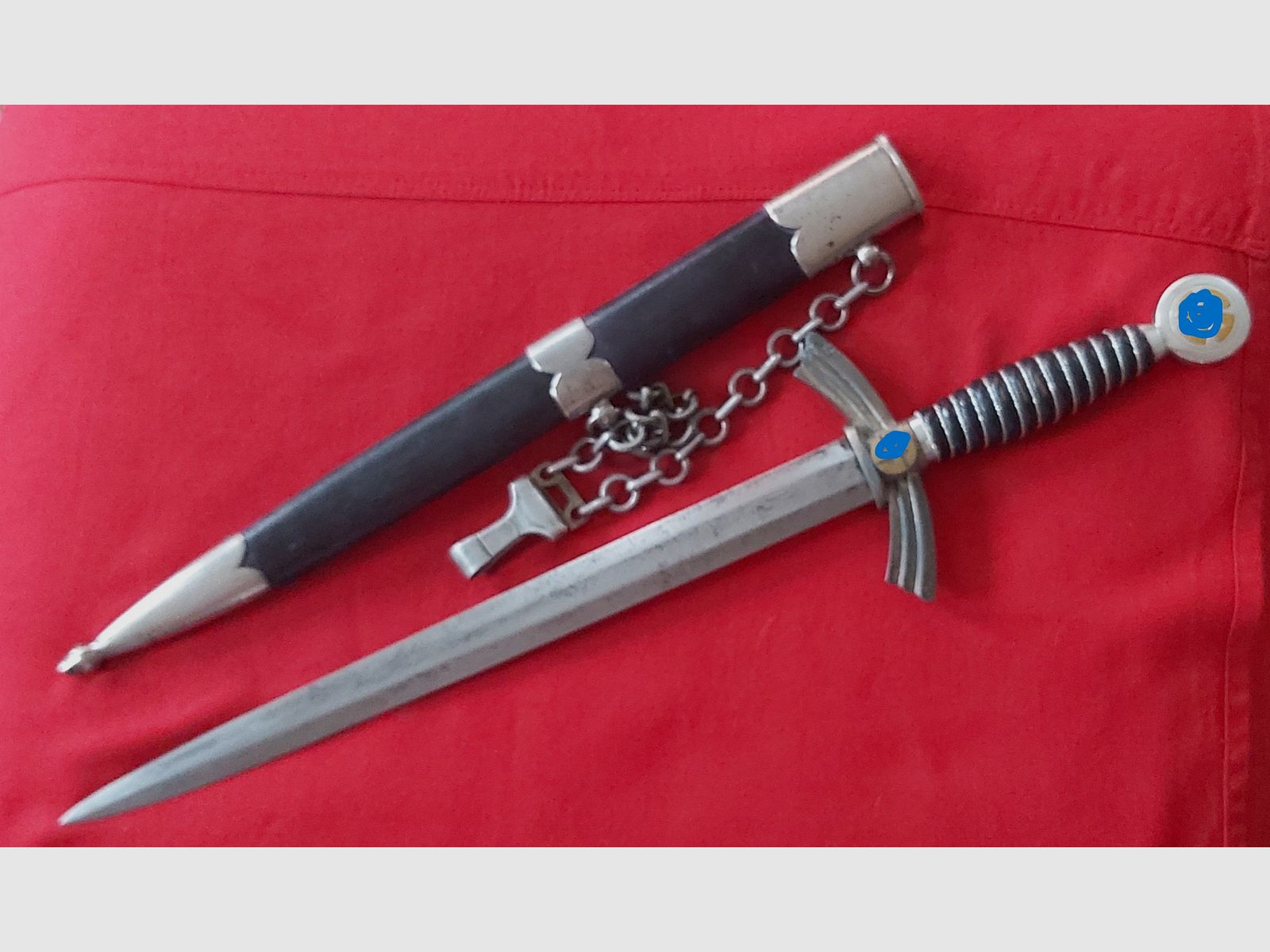 Luftwaffen Fliegerdolch (surnommé Borddolch) Fa. E.& F. Hörster