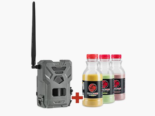 BLACK FLEX Bundle 2 - SPYPOINT FLEX-DARK + BLACK FIRE Nordic Line