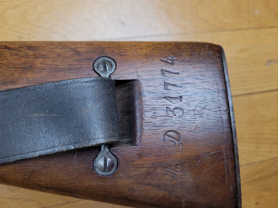 Schöner Berthier-Muskete Modell 1916 – Continsouza – 8×51 Lebel Monomatricule von Sept. 1918 – Gewehrriemen – Top auf dem Stand – TBE+, Bild 9 von 23