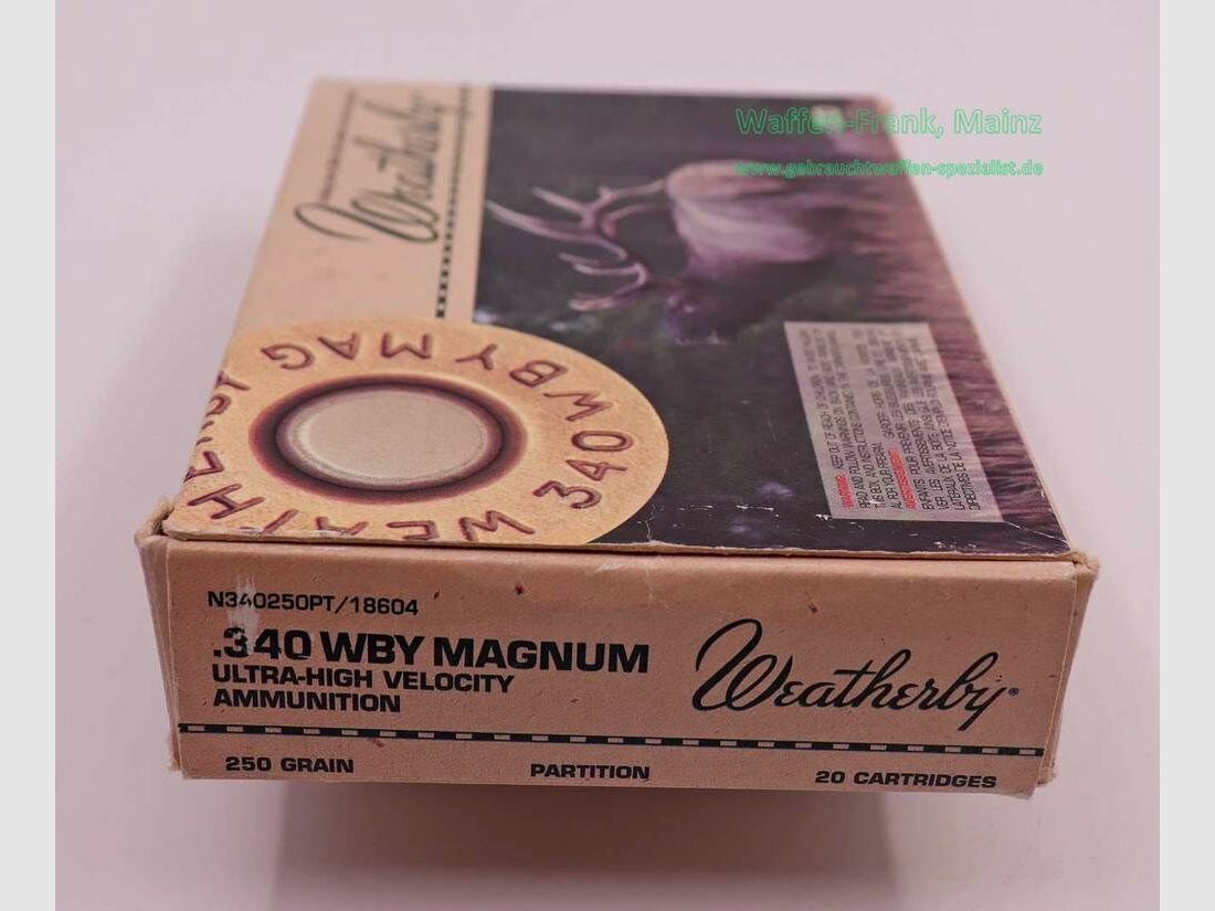 Weatherby - USA Büchsenpatronen .340WBY.Mag