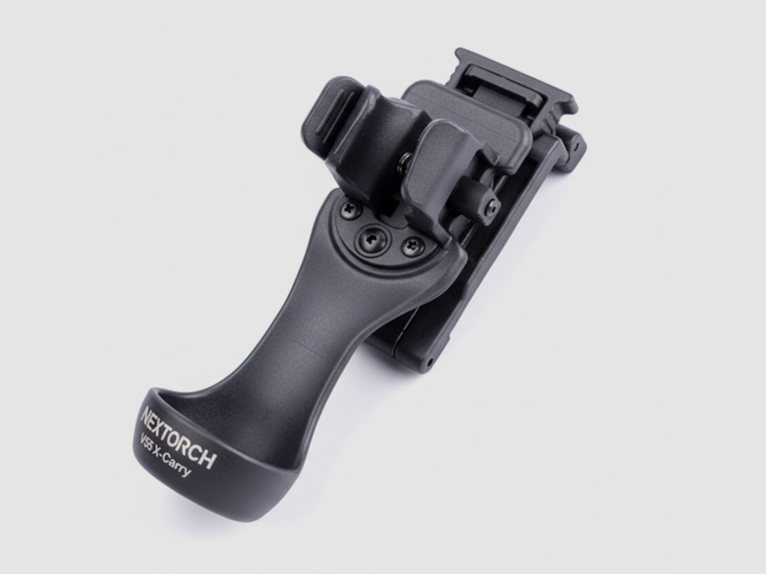 NEXTORCH V55L Grand Holster de Lampe Tactique – Rotatif à 360° avec Libération Rapide