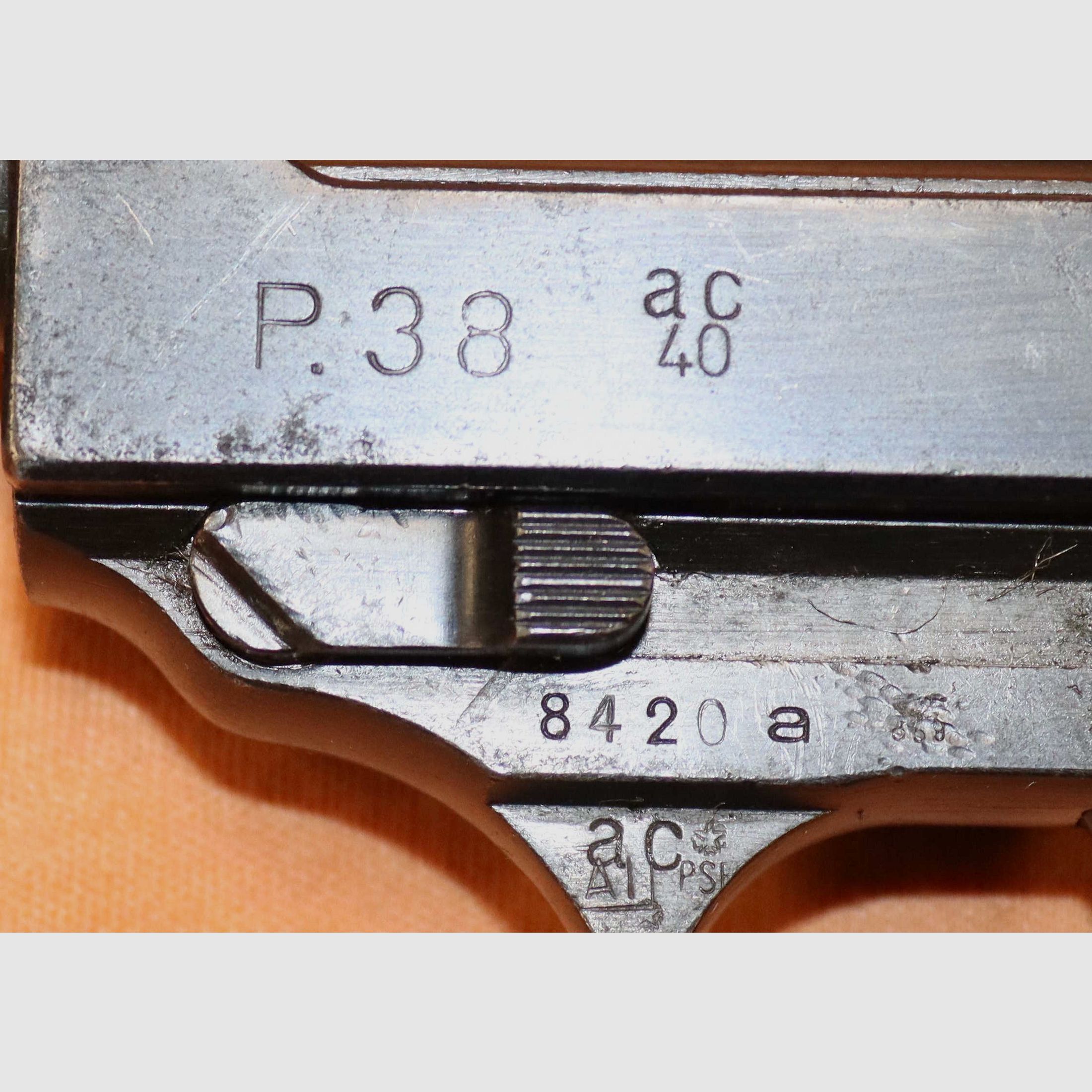 Pistole Walther Modell P38 Kaliber 7,65 Para, Bild 8 von 9