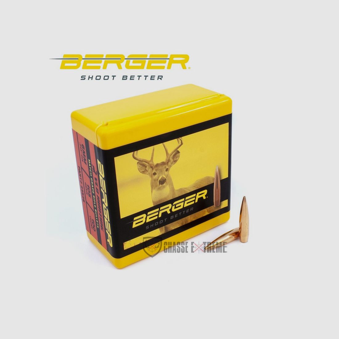 100 Geschosse BERGER Kal. 6mm 105gr VLD Jagd, Bild 1 von 2