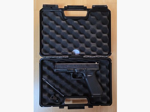 Glock 17 Gen5 pistolet alarmowy 9mm P.A.K. oksydowany