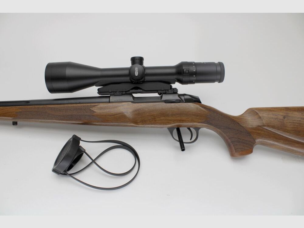 Rep. Büchse Sako 85 Varmint Kurz kannelierter Lauf Meopta 3-12x56 auf Dentl .222Rem