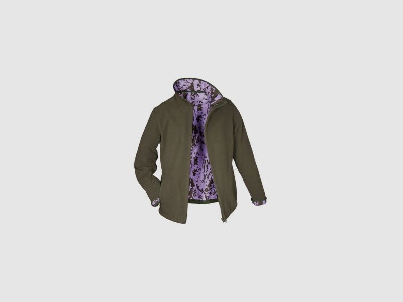 Ladies reversible fleece jacket - stalking, windbreaker