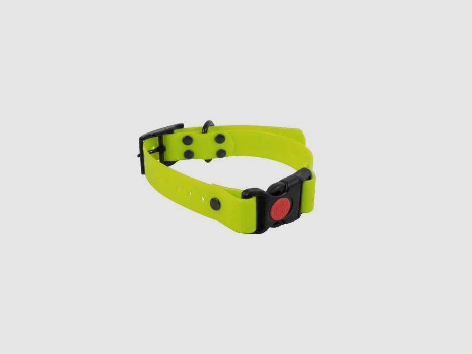 Collier biothane Clip Rapide Jaune HB DOG, image 2 sur 2