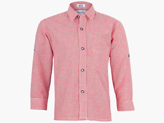 Camicia per bambini a quadretti rossi