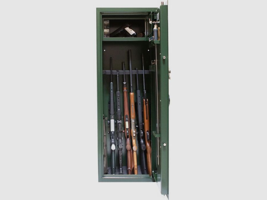 Novcan Waffenschrank G3/8 Grün elektronisches Tastenschloss Rechtstüre, Bild 1 von 2