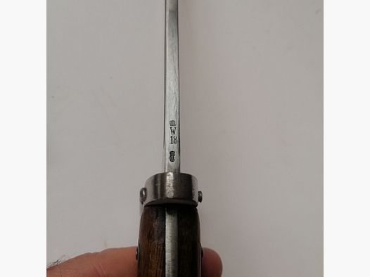 Rare GERMAN Bayonet model 1895 Austrian – German manufacture Ernst Busch – W18 – TBE