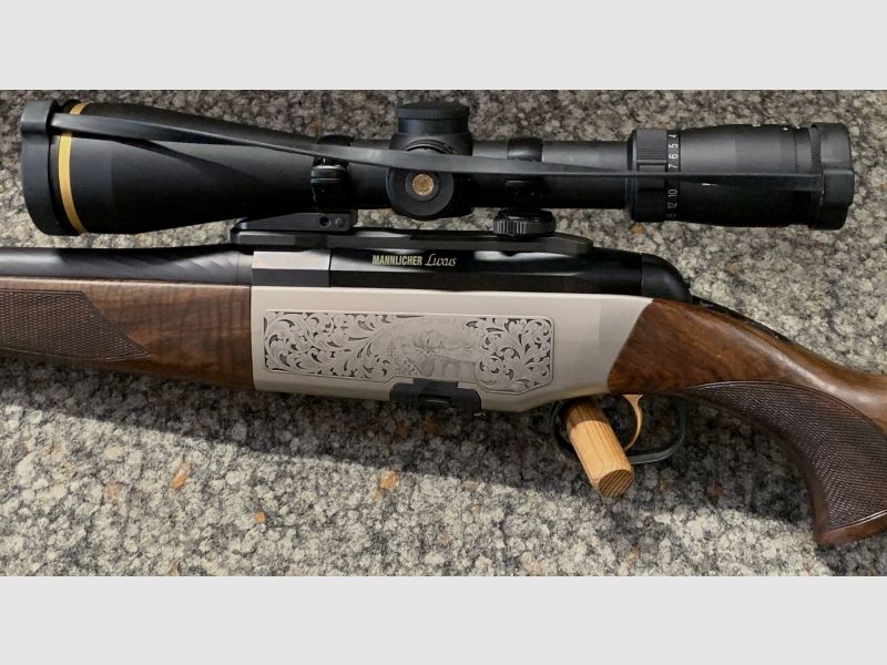 Steyr Mannlicher Luxus .270WSM. mit Leupold VX-6 3-18x50/Leuchtabs. Duplex, Mündungsgewinde