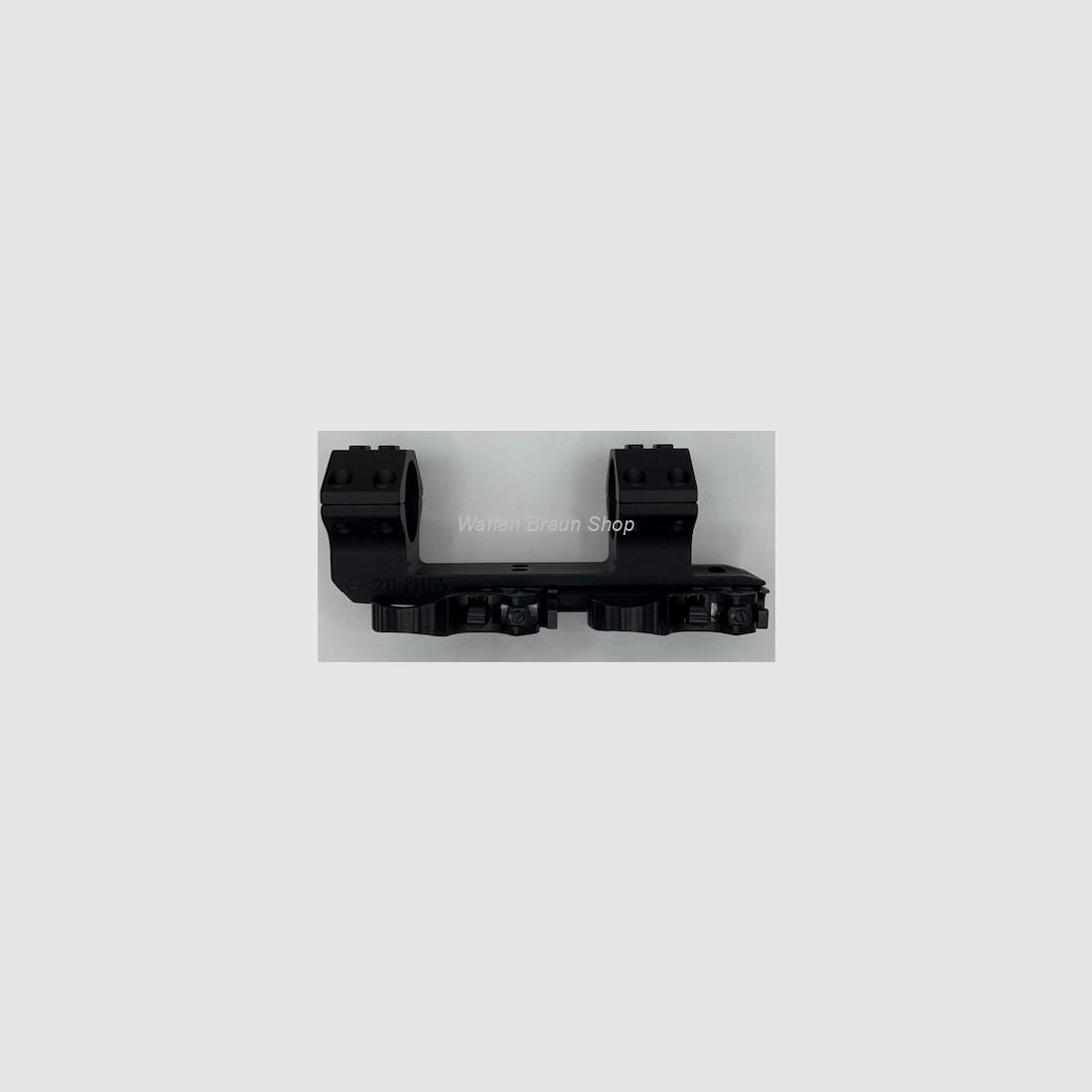 Recknagel Era Tac Blockmontage 2" verl.  durchm 30mm BH22mm, 20 MOA mit Hebel