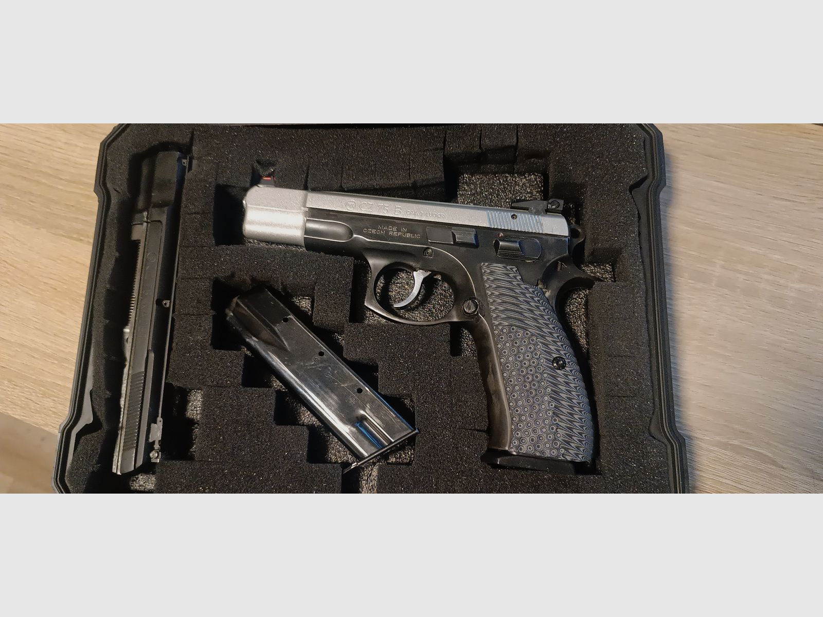 CZ 75B 9mm Luger mit Wechselsystem Kadet .22