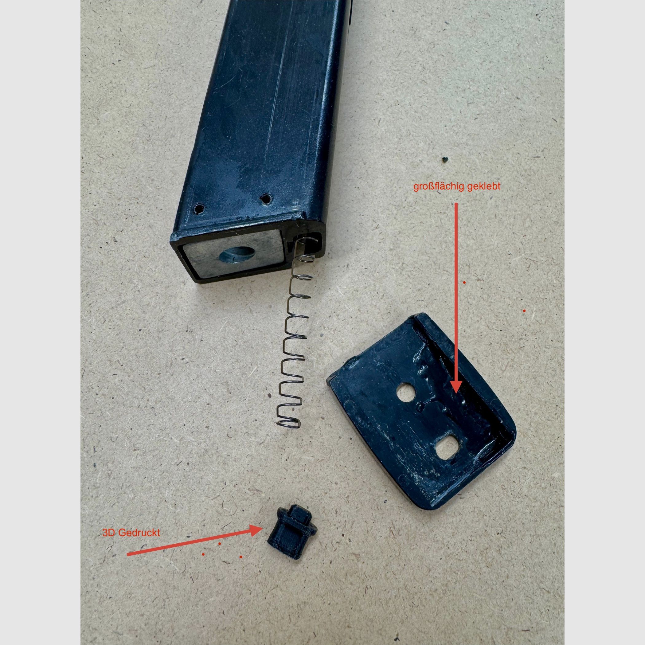 Umarex USP Compact GBB – Bastlerobjekt (Magazin undicht) | viel Zubehör