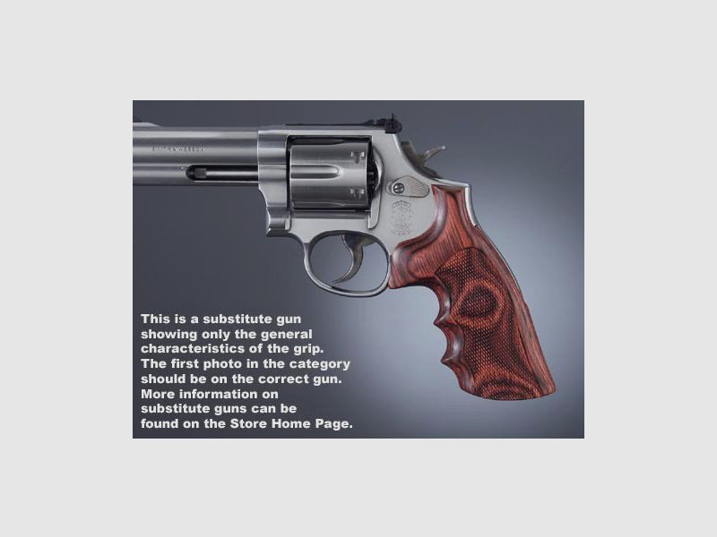 Hogue Poignée de conversion en stratifié rose pour revolver S&W K/L Frame, image 2 sur 2