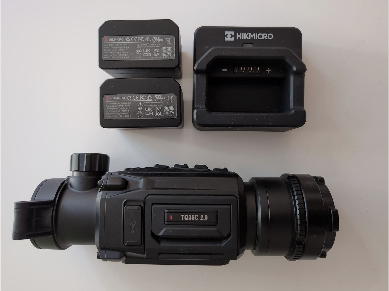 Hikmicro Thunder TQ35C 2.0 dispositif de vision thermique avant incl. MCR-M52 pour système Rusan MAR/MCR