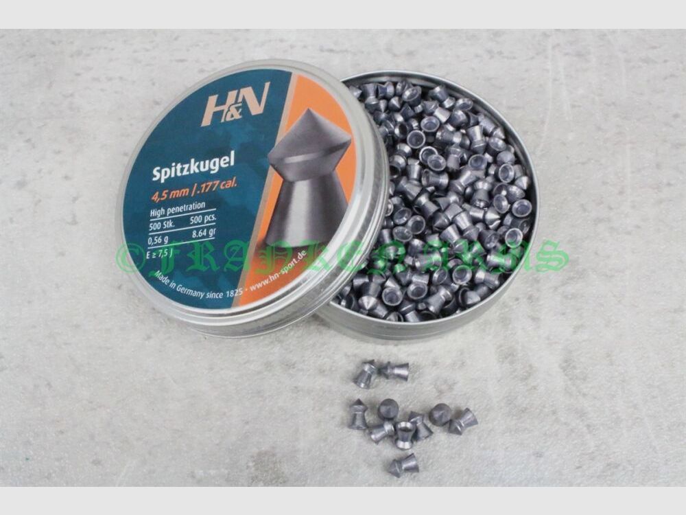 H&N Spitse kogel 4,50mm 500 stuks