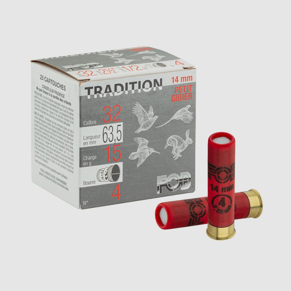 14mm CAL.32 FOB 15G BJ X25