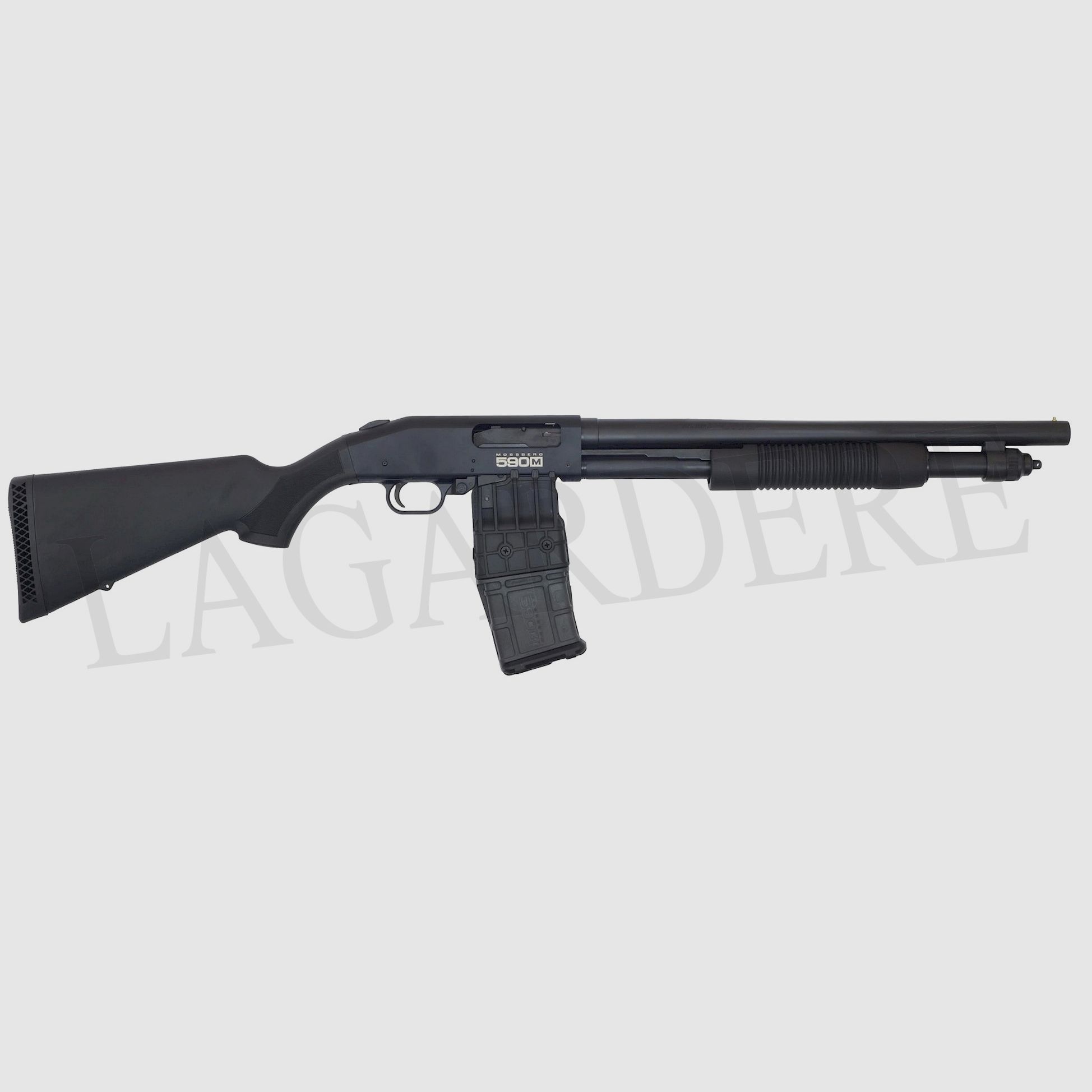 MOSSBERG 590 M ABNEHMBARER MAGAZIN (VORDERSCHAFTREPETIERFLINTE)