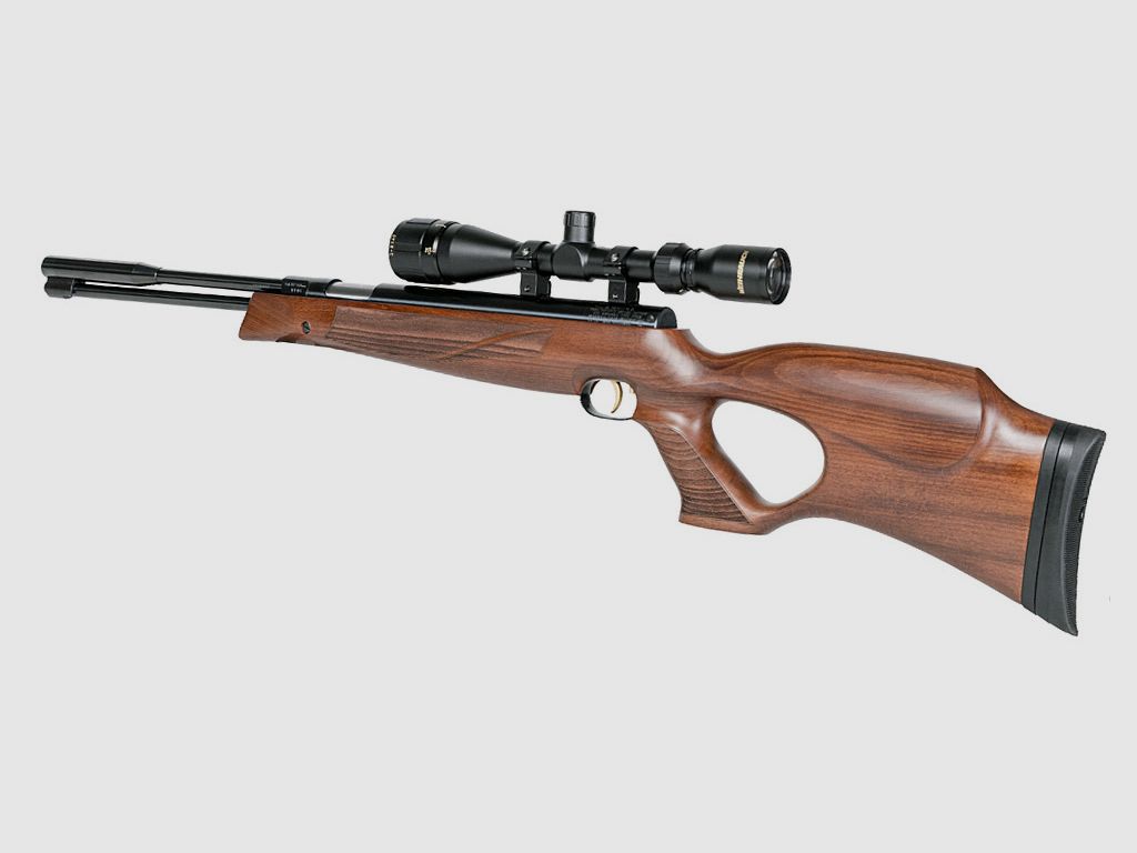 Starrlauf Luftgewehr Weihrauch HW 97 KT Buchenholz Lochschaft Kaliber 4,5 mm (P18)