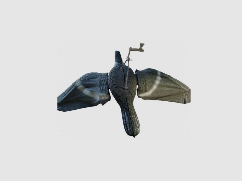 Mold voor duif Pianeta Colombaccio in plastic met open vleugels en inzet voor draaimolen art. 850 PIANETA COLOMBACCIO, afbeelding 1 van 2