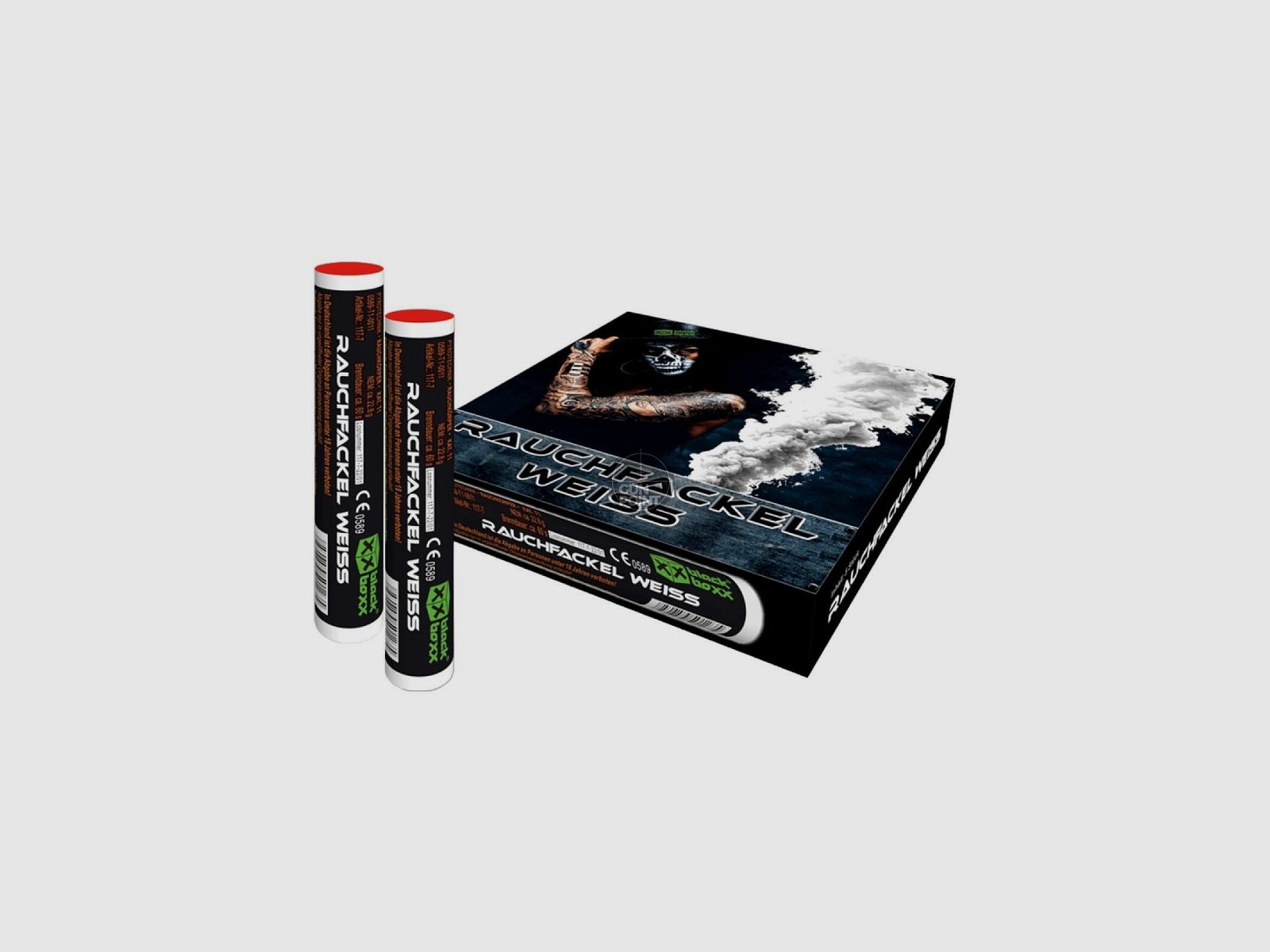 Blackboxx Rauchfackel 5er Pack 60 Sek. - Wei