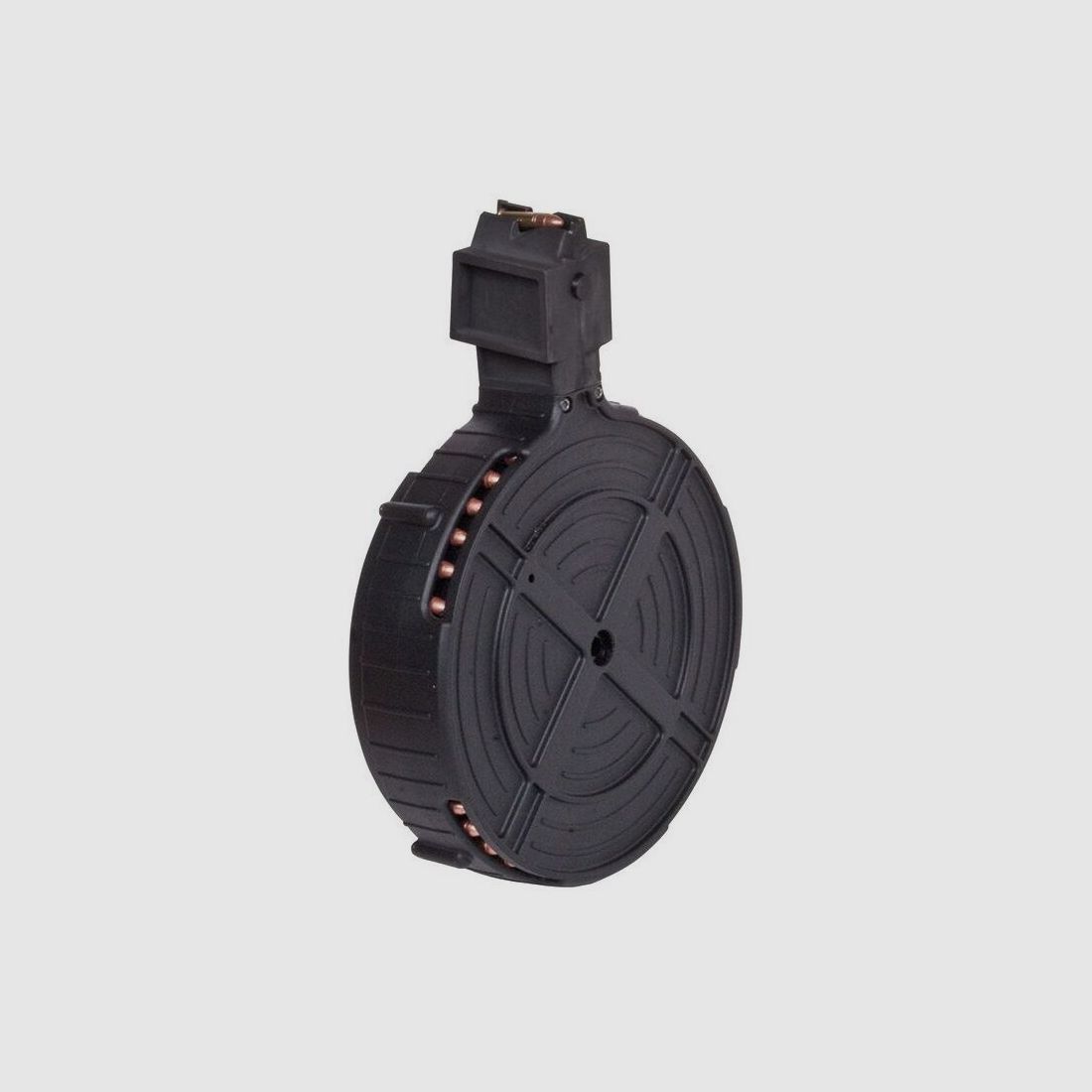 Duitse Sportwapens 110-schots trommelmagazijn Rotary-magazijn voor Ruger 10/22 kaliber .22lr. Trommel-magazijn