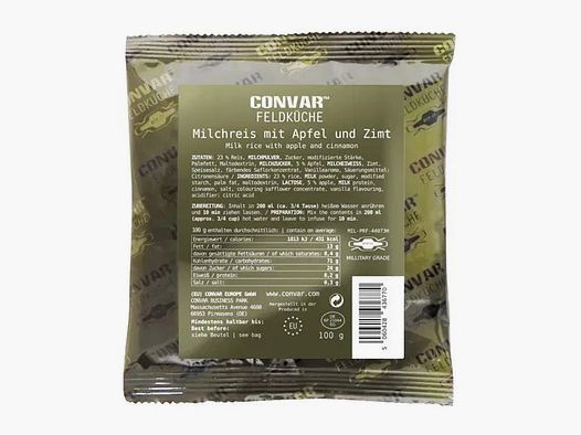 Convar-7 Convar Feldküche Milchreis