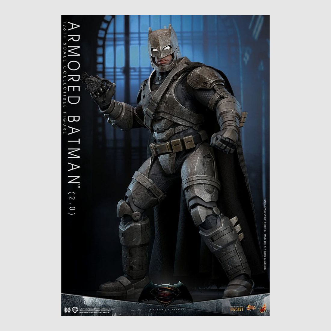 Batman v Superman: Dawn of Justice Movie Masterpiece Actionfigur 1/6 Armored Batman 2.0 33 cm | 43204